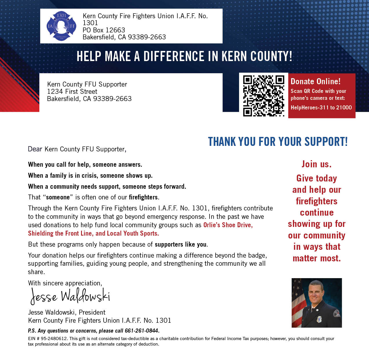 Donation Letter