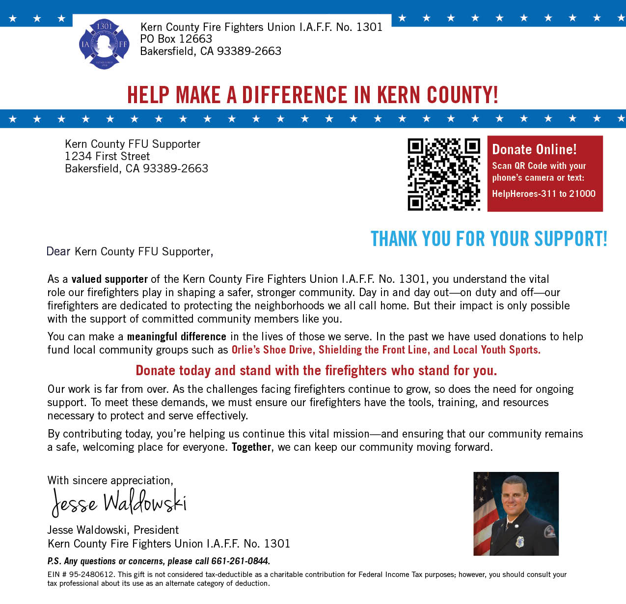 Donation Letter